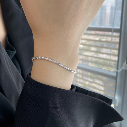 [Vivid Aurora]Elegant Emerald Cut Daily Bracelet