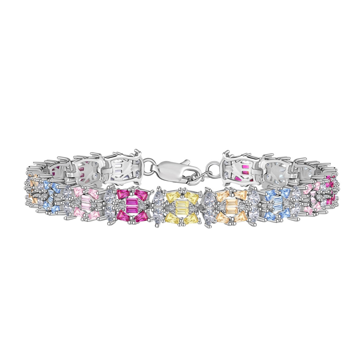 [Vivid Aurora]Delicate Colorful Multi Cut Party Bracelet