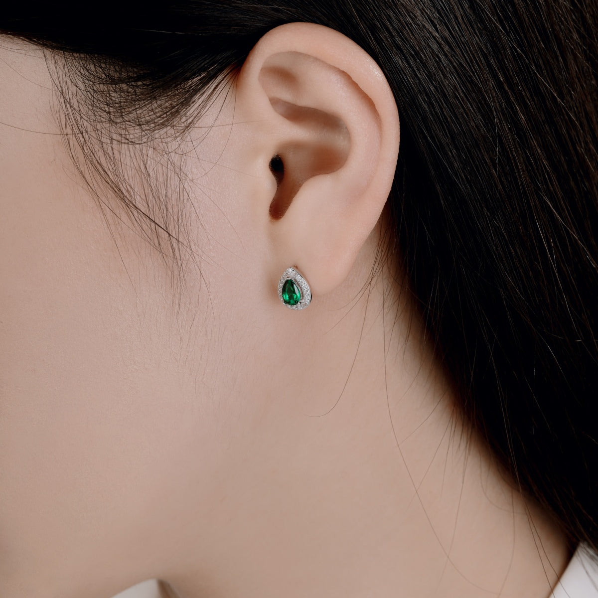 [Vivid Aurora]Luxurious Water Drop Shape Earrings