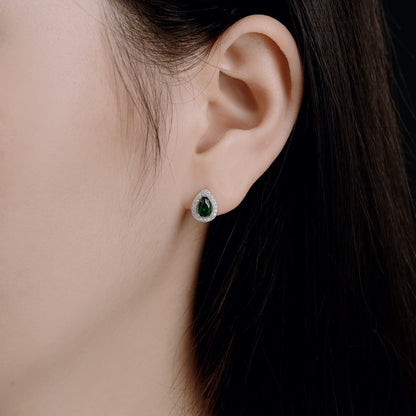 [Vivid Aurora]Luxurious Water Drop Shape Earrings