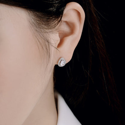 [Vivid Aurora]Luxurious Water Drop Shape Earrings