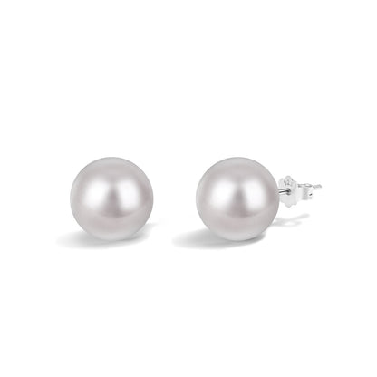 [Vivid Aurora]Delicate Pearl Earrings