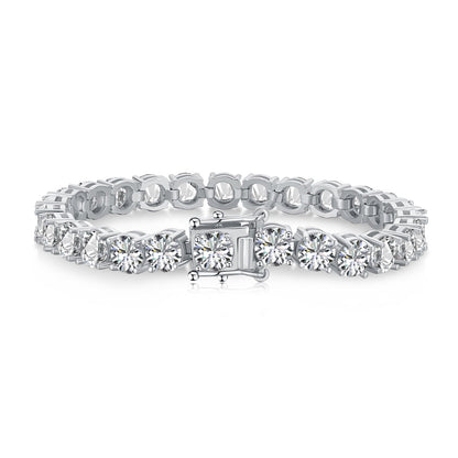 [Vivid Aurora]0.75 Carat Dazzling Round Cut Wedding Bracelet