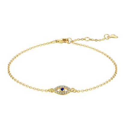 [Vivid Aurora]Evil Eye Shape Necklace