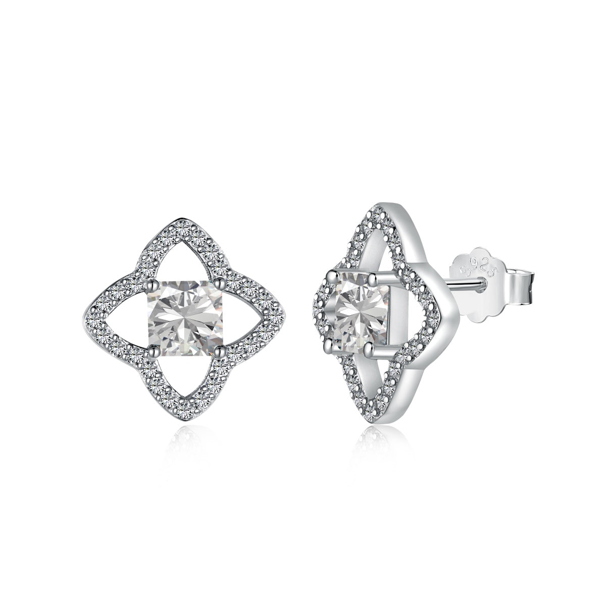 [Vivid Aurora]Elegant Star Shape Princess Cut Daily Earrings